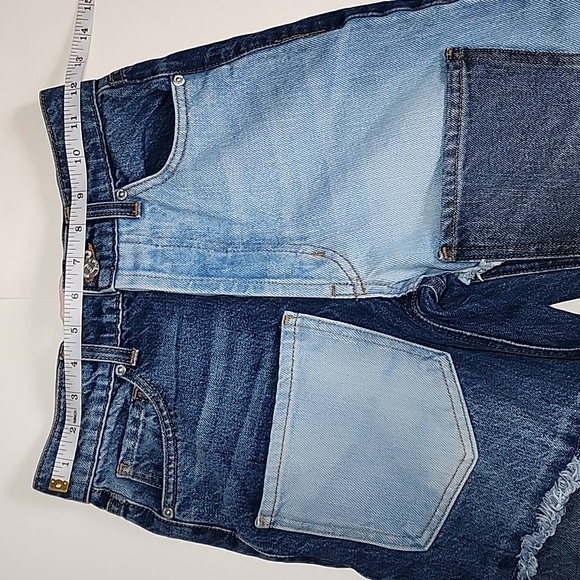 Revice Matchmaker Patchwork Love at First Sight Denim Jeans/Size 23 - Picture 6 of 16